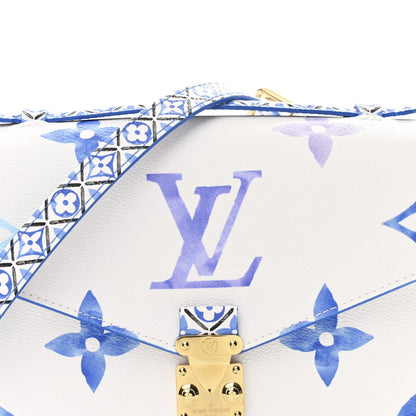 Louis Vuitton Monogram Giant By The Pool Pochette Metis MM Blue 7 of 9