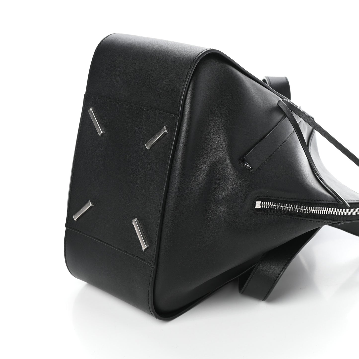 Calfskin Small Hammock Shoulder Bag Black