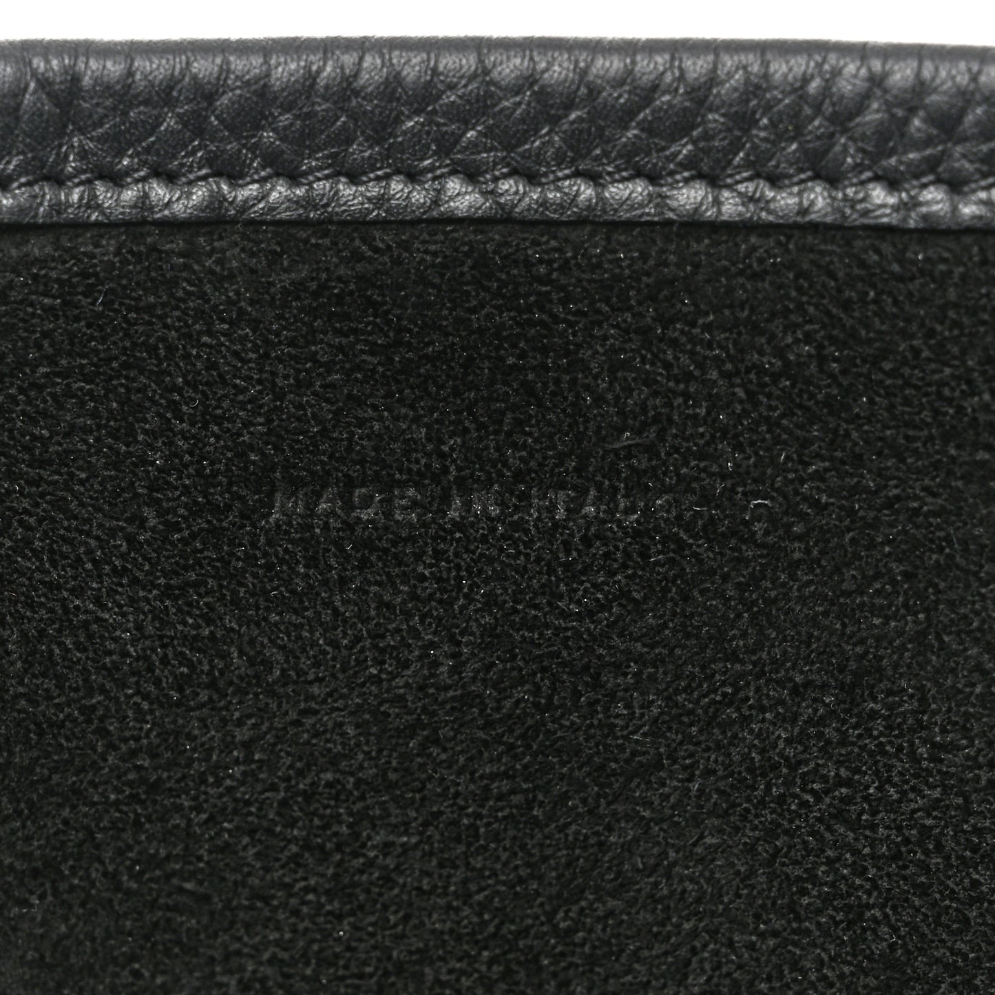 Grained Calfskin Medium N/S Park Tote Black