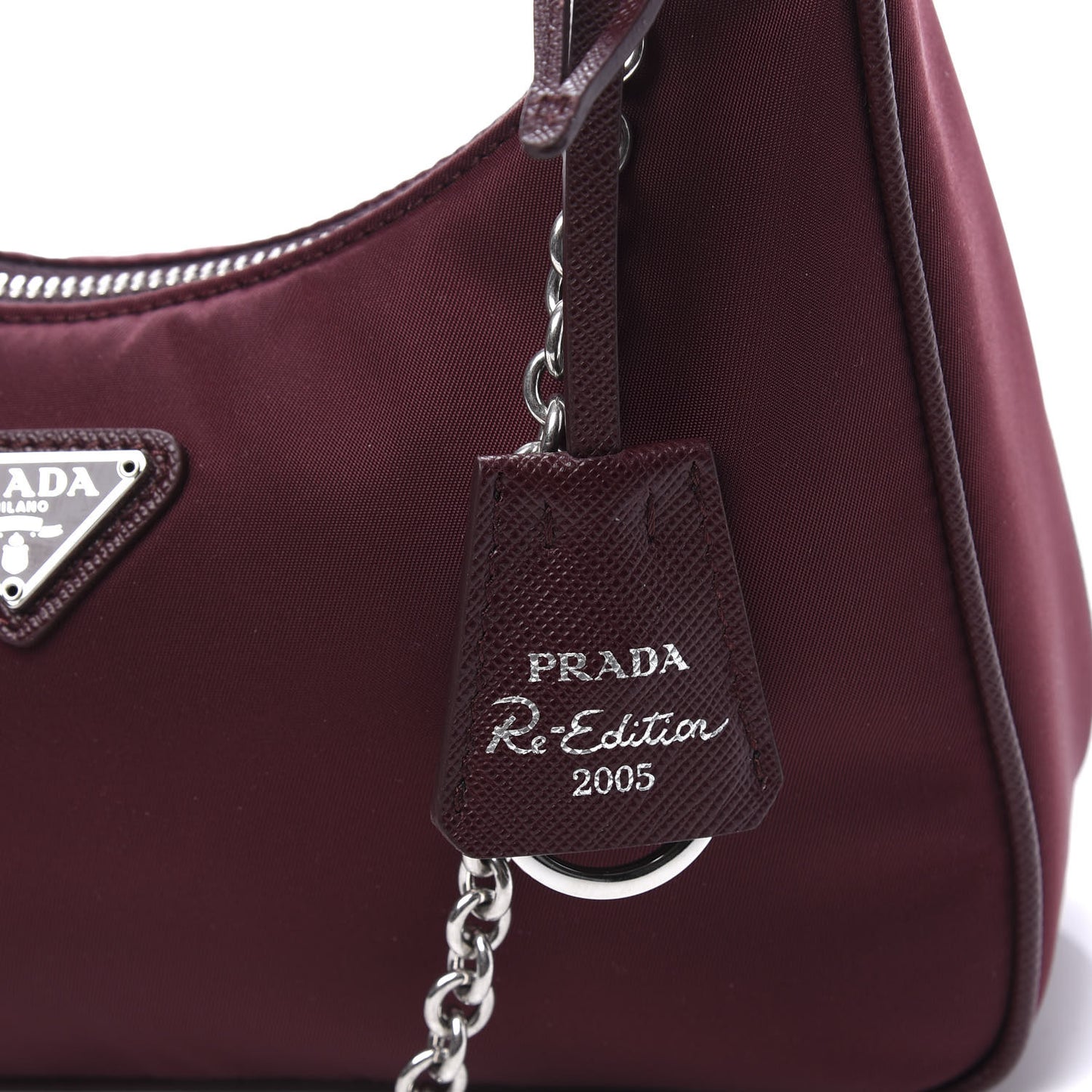Tessuto Nylon Re-Edition 2005 Shoulder Bag Granato