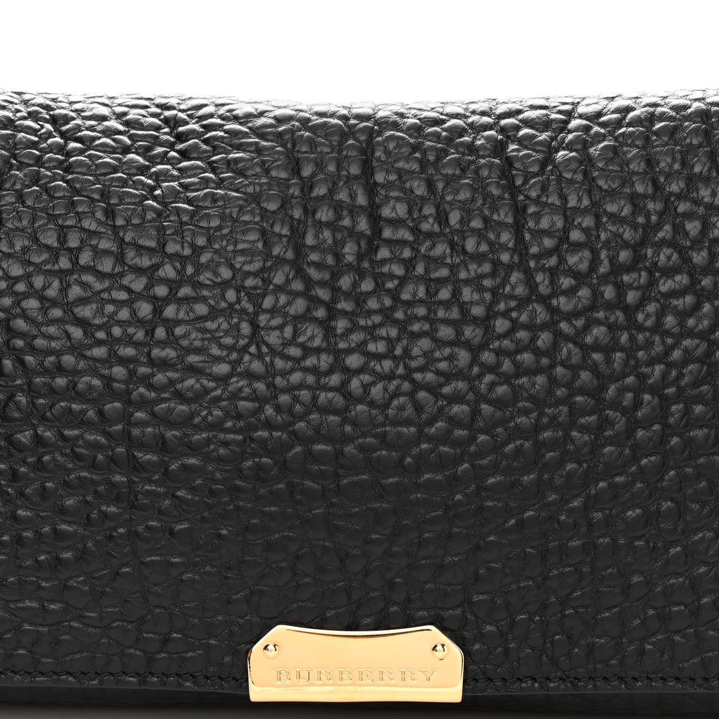 Signature Grain Medium Mildenhall Crossbody Bag Black