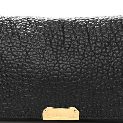 Burberry Signature Grain Medium Mildenhall Crossbody Bag Black 7 of 9