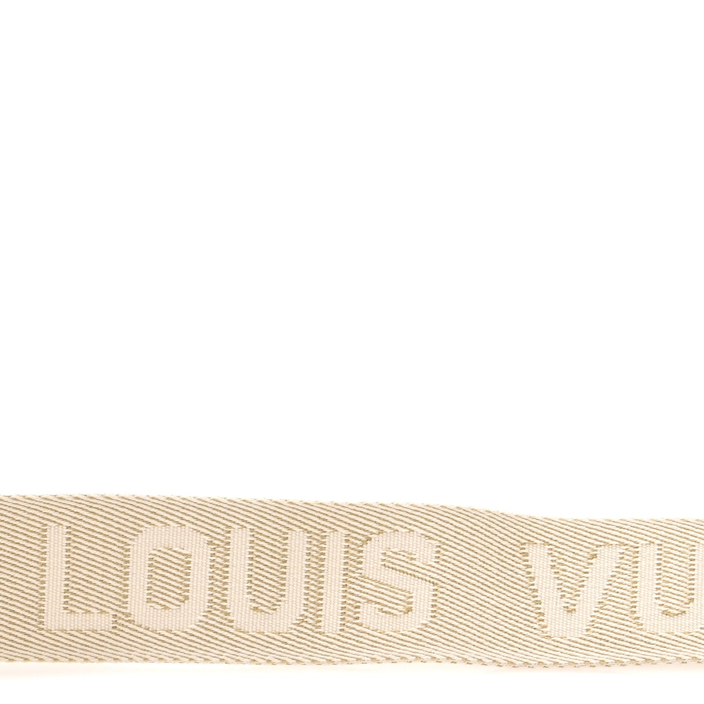 Jacquard High Rise Shoulder Strap Beige
