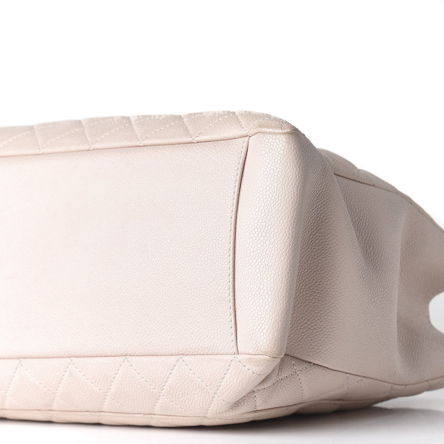 Caviar Quilted Grand Shopping Tote GST Beige Clair