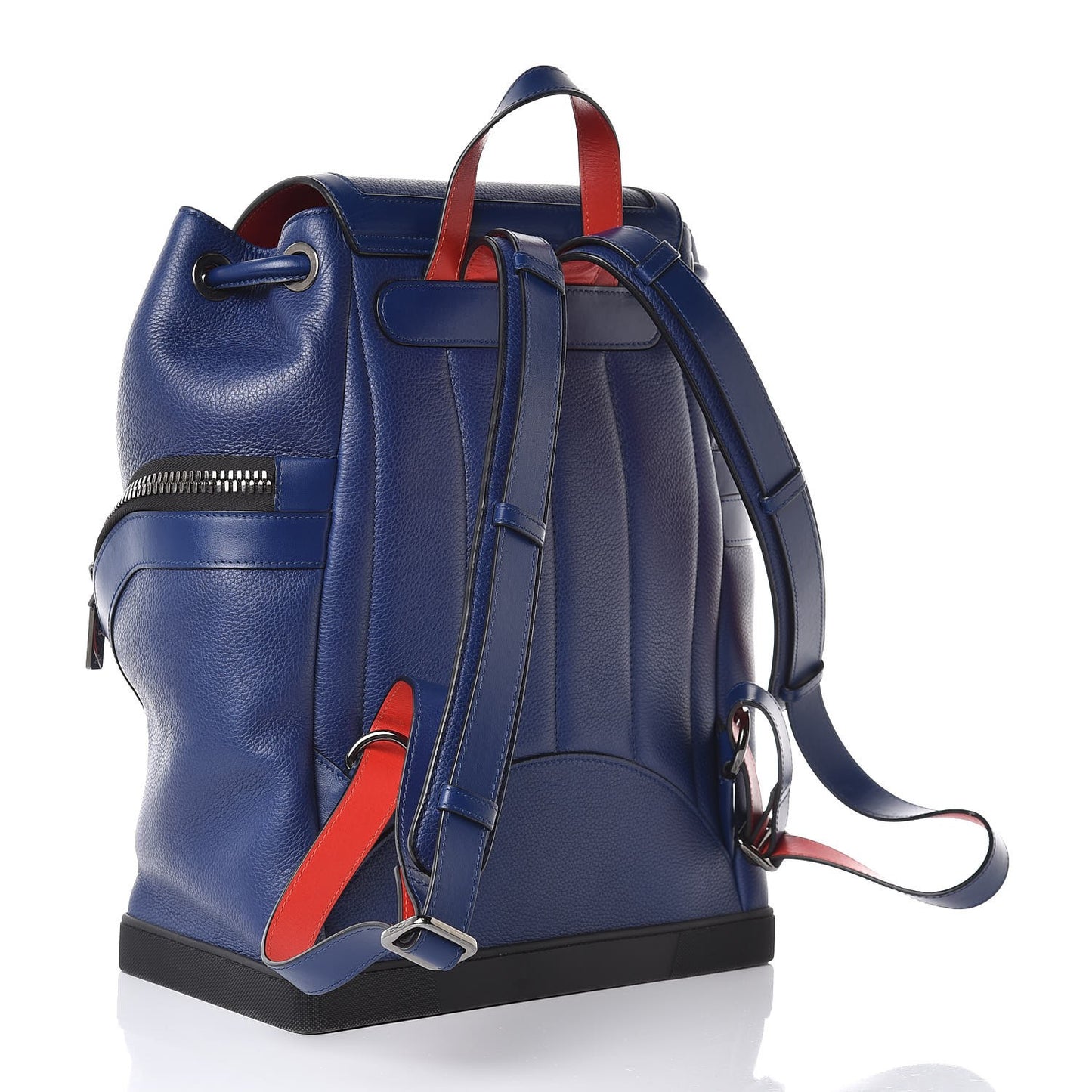 Calfskin Ecusson Explorafunk Backpack Blue