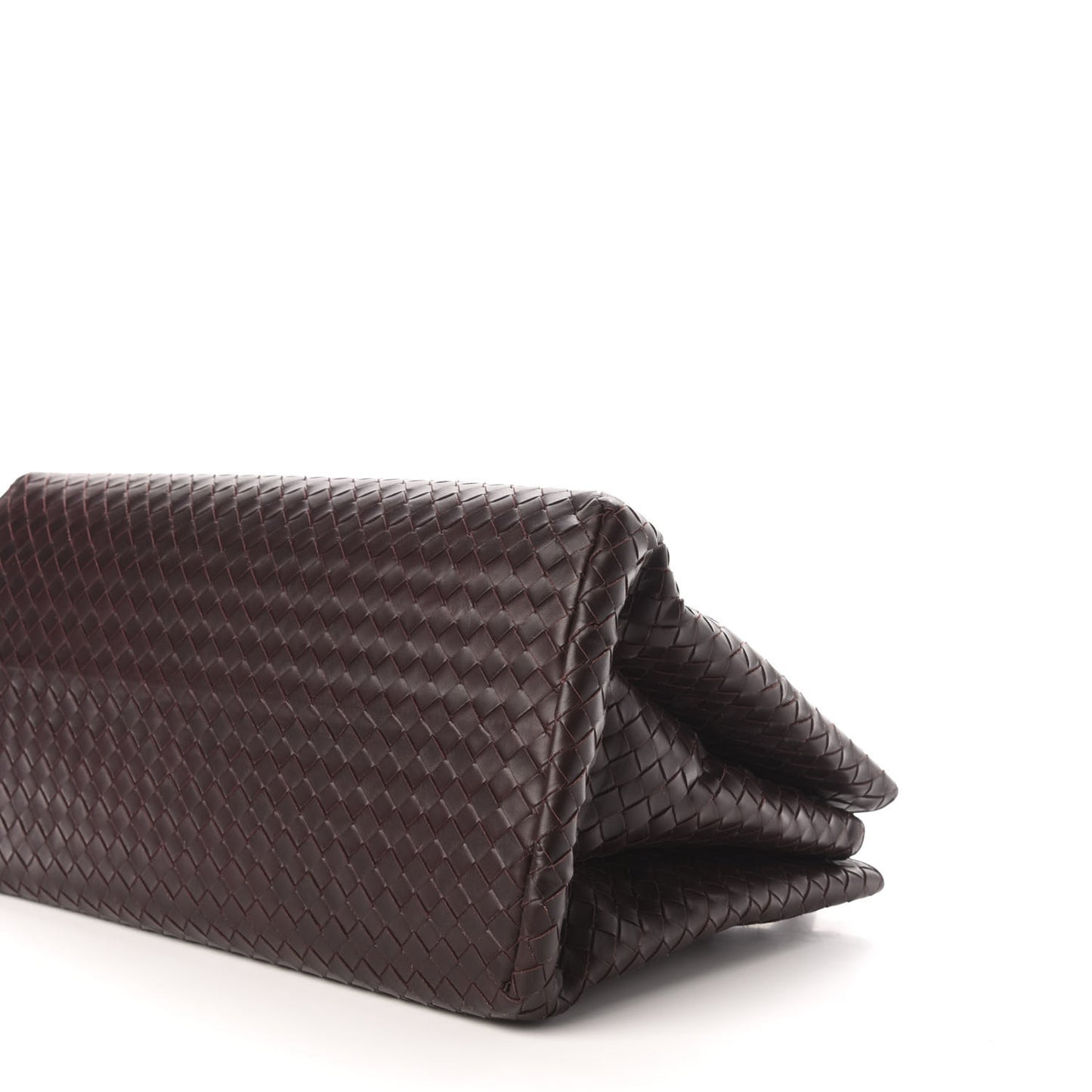 Nappa Intrecciato Medium Roma Tote Mahogany Brown