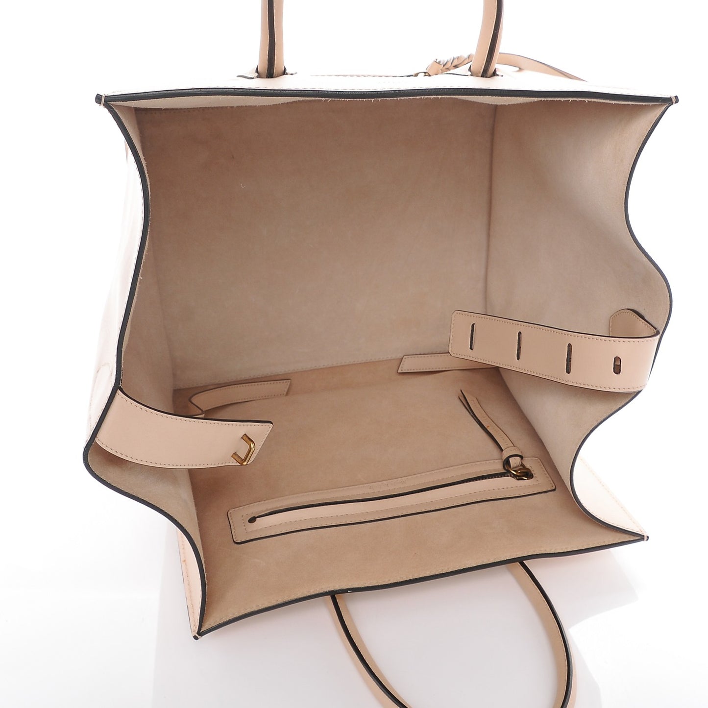 Natural Calfskin Medium Phantom Luggage Sand