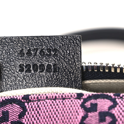 Gucci Monogram Multicolor Matelasse Diagonal Small GG Marmont Chain Shoulder Bag Pink Blue 7 of 10
