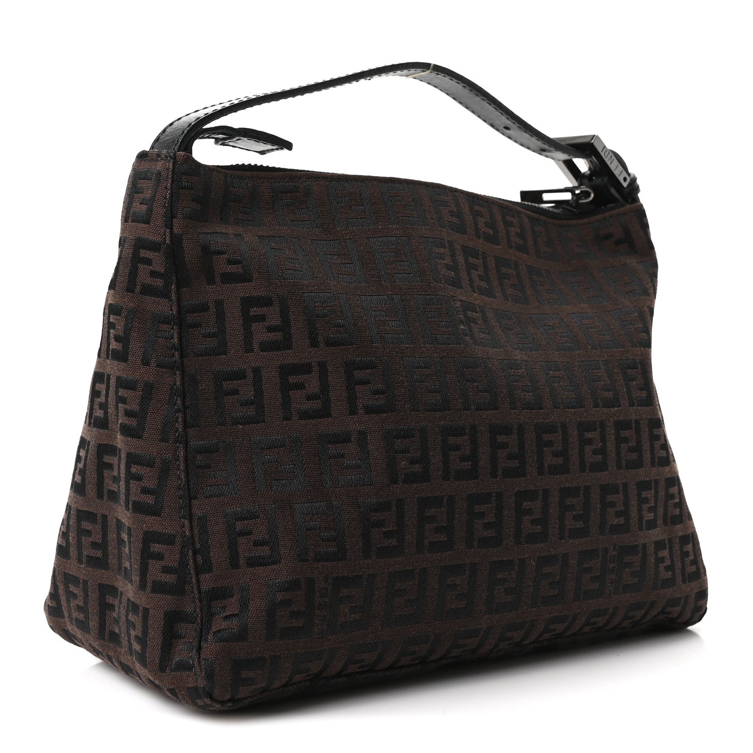 Fendi Zucchino Mini Pochette Tobacco Moro 3 of 9