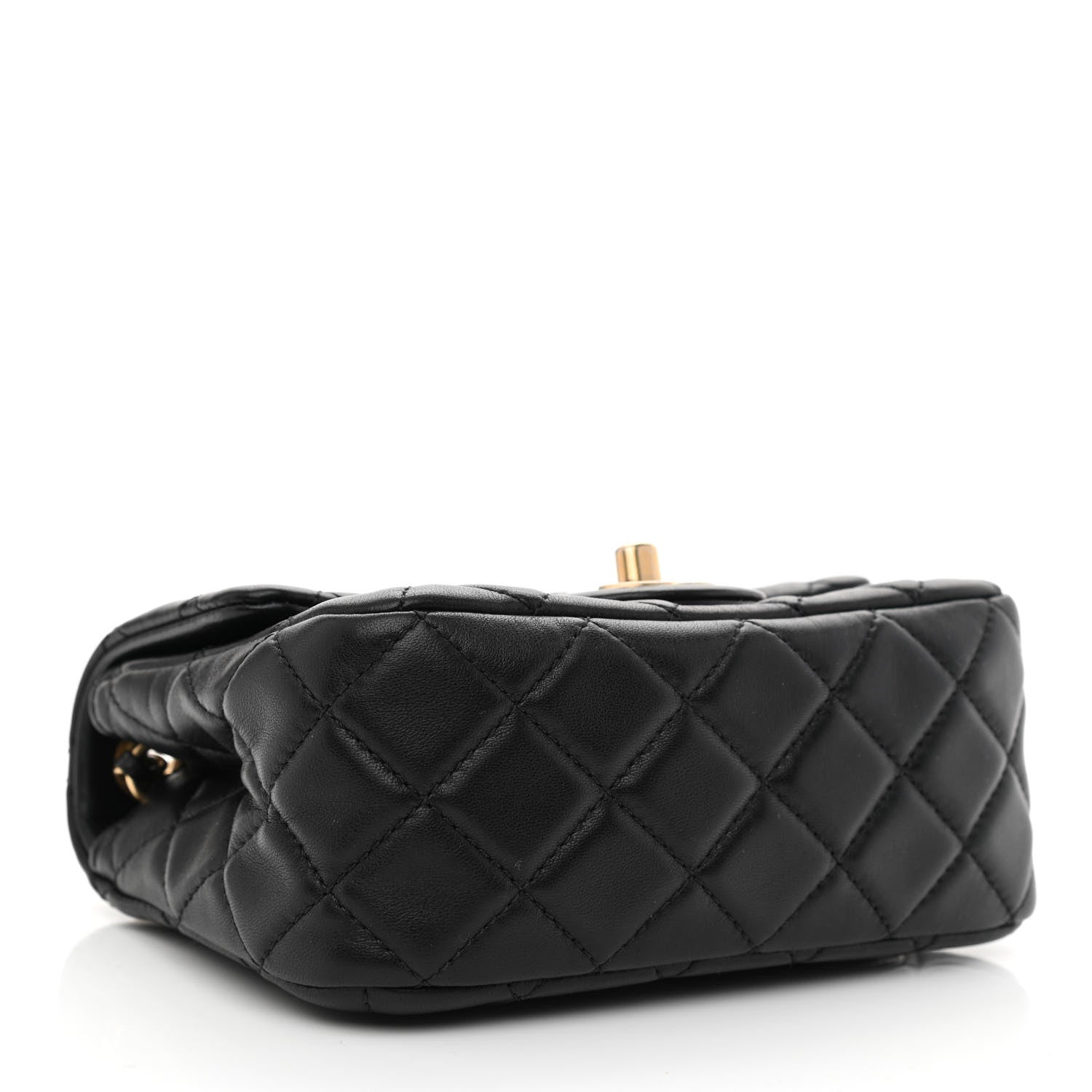 Chanel Lambskin Quilted Mini Pearl Crush Flap Black 4 of 11