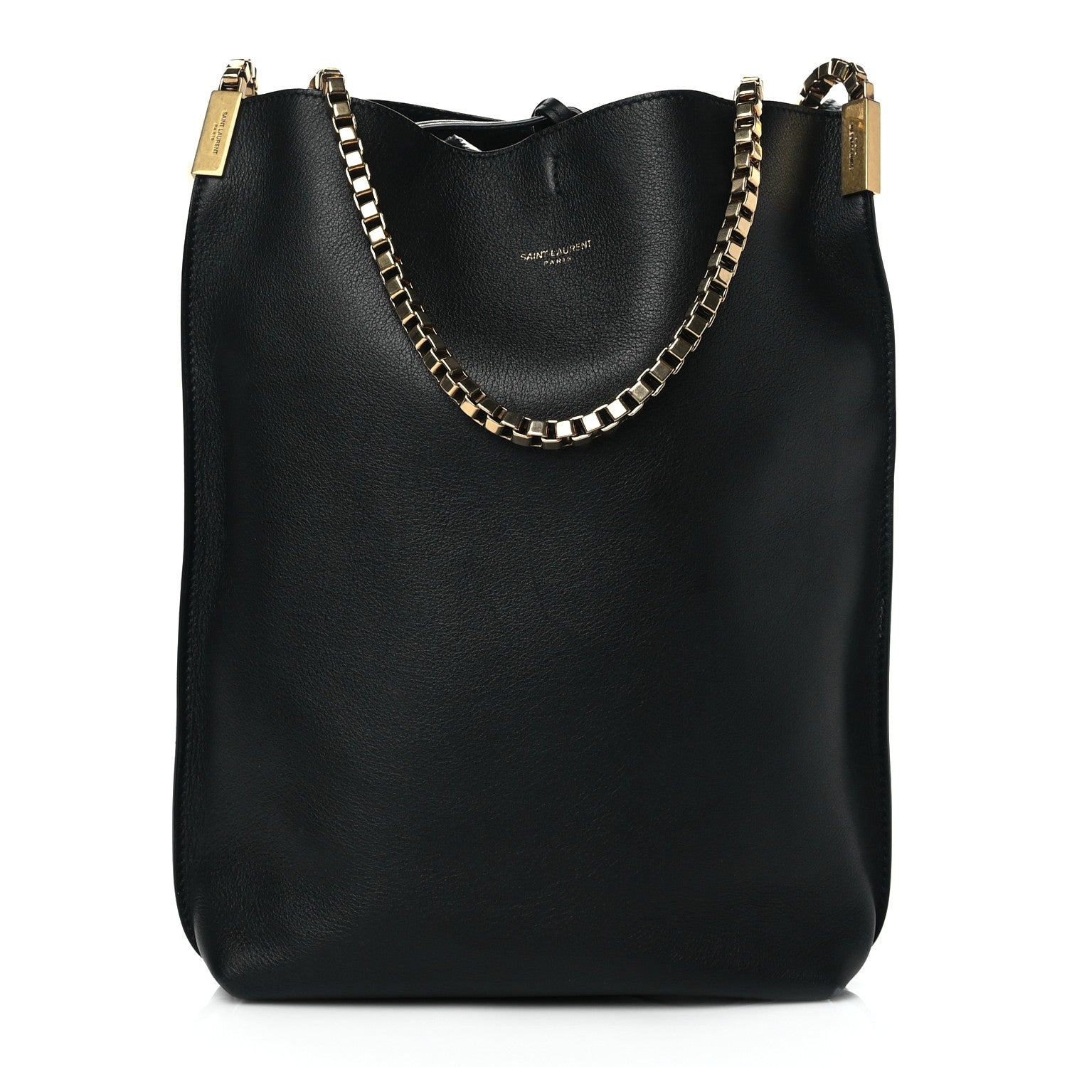 Saint Laurent Calfskin Small Suzanne Hobo Black 3 of 10