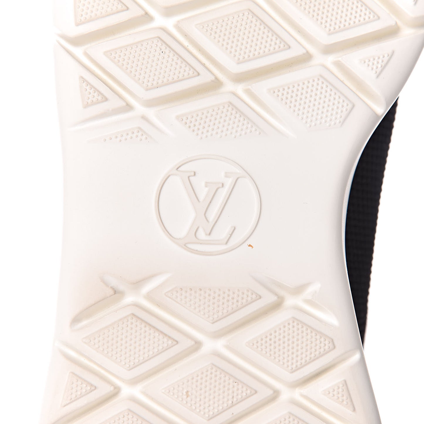 Stretch Fabric LV Black Heart Sock Sneaker 41 Black