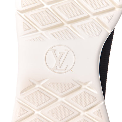 Louis Vuitton Stretch Fabric LV Black Heart Sock Sneaker 41 Black 6 of 10