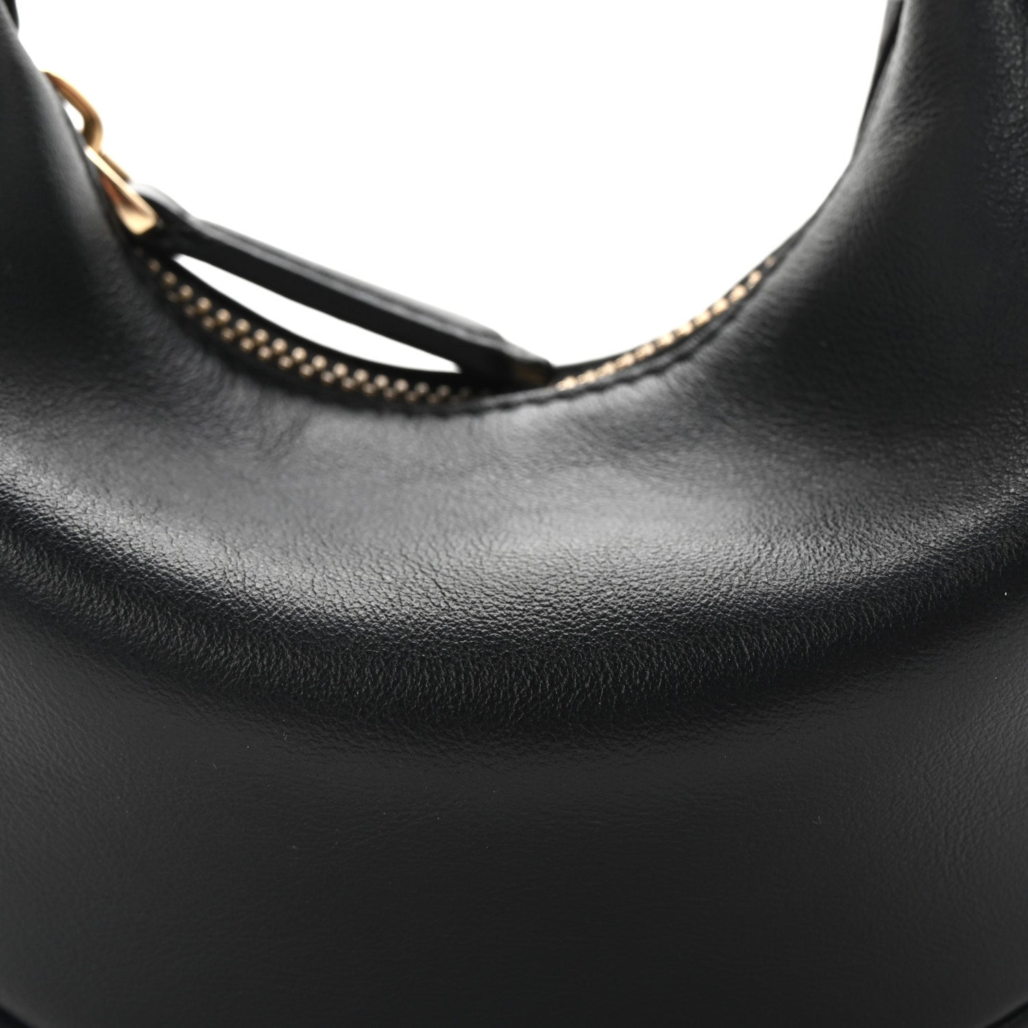 Fendi Vitello Grace Matte Nano Fendigraphy Hobo Charm Black 8 of 11