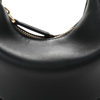Fendi Vitello Grace Matte Nano Fendigraphy Hobo Charm Black 8 of 11