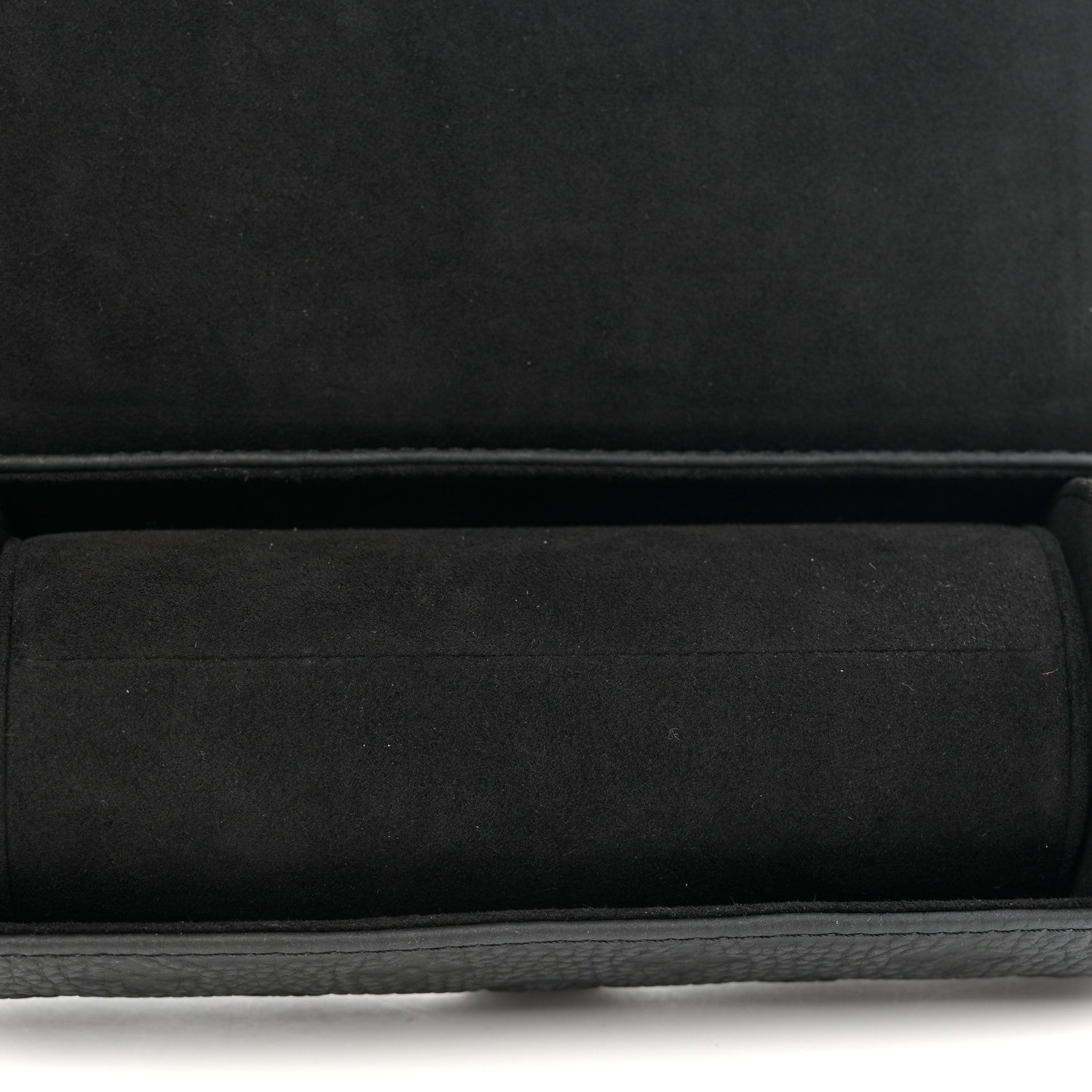 Louis Vuitton Monogram Taurillon Etui 3 Montres Watch Travel Case Black 5 of 7
