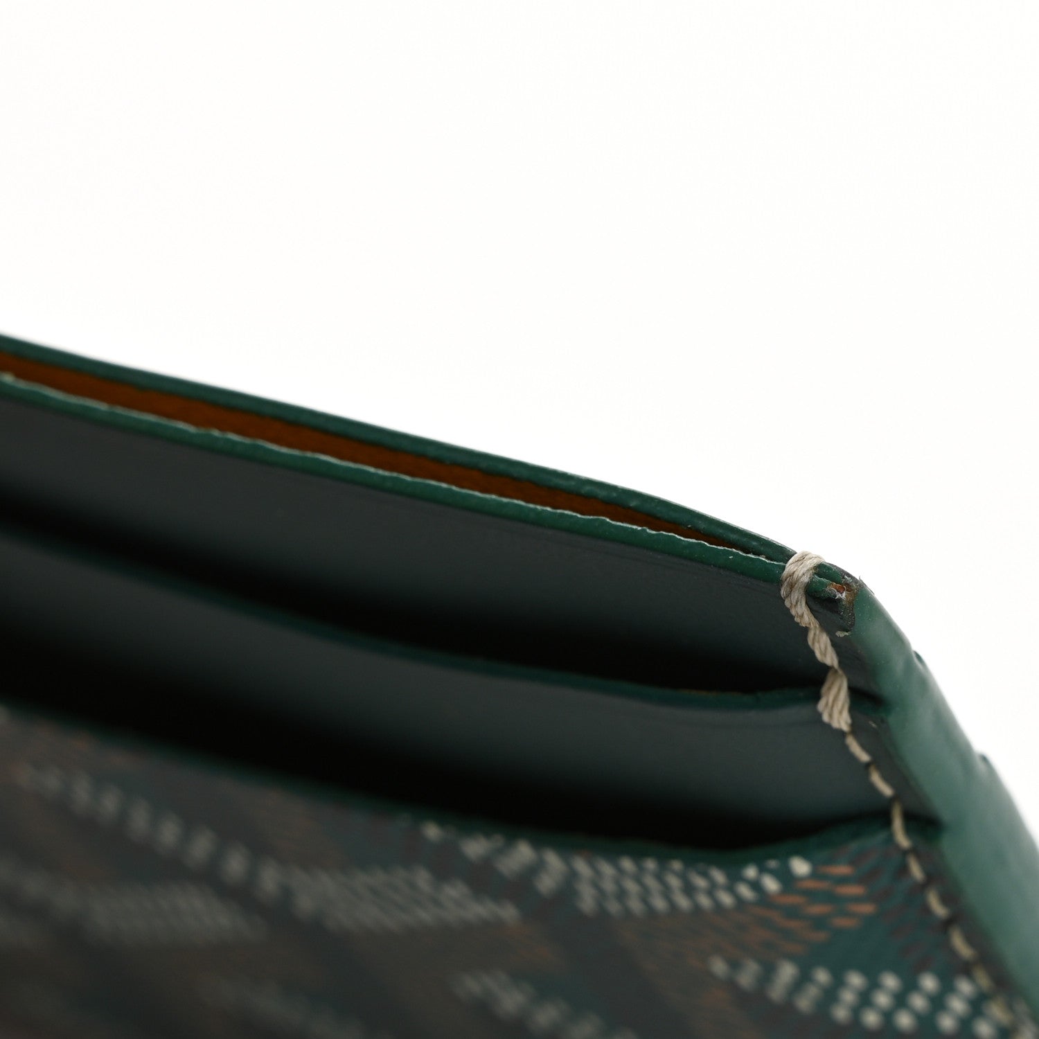 Goyard Goyardine Saint Sulpice Card Holder Green 9 of 10