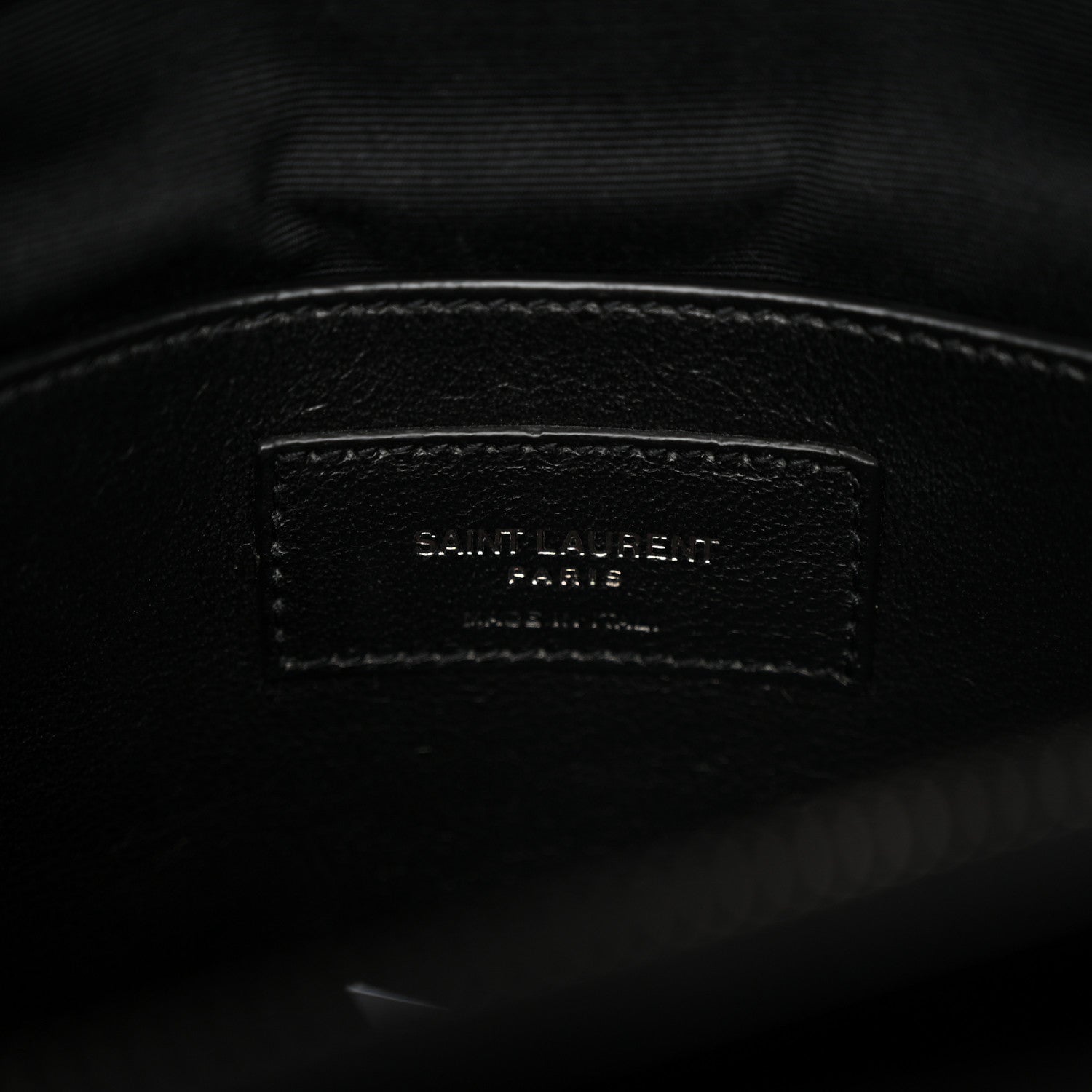 Saint Laurent Sheepskin Matelasse Chevron Monogram Large College Satchel Black 6 of 11