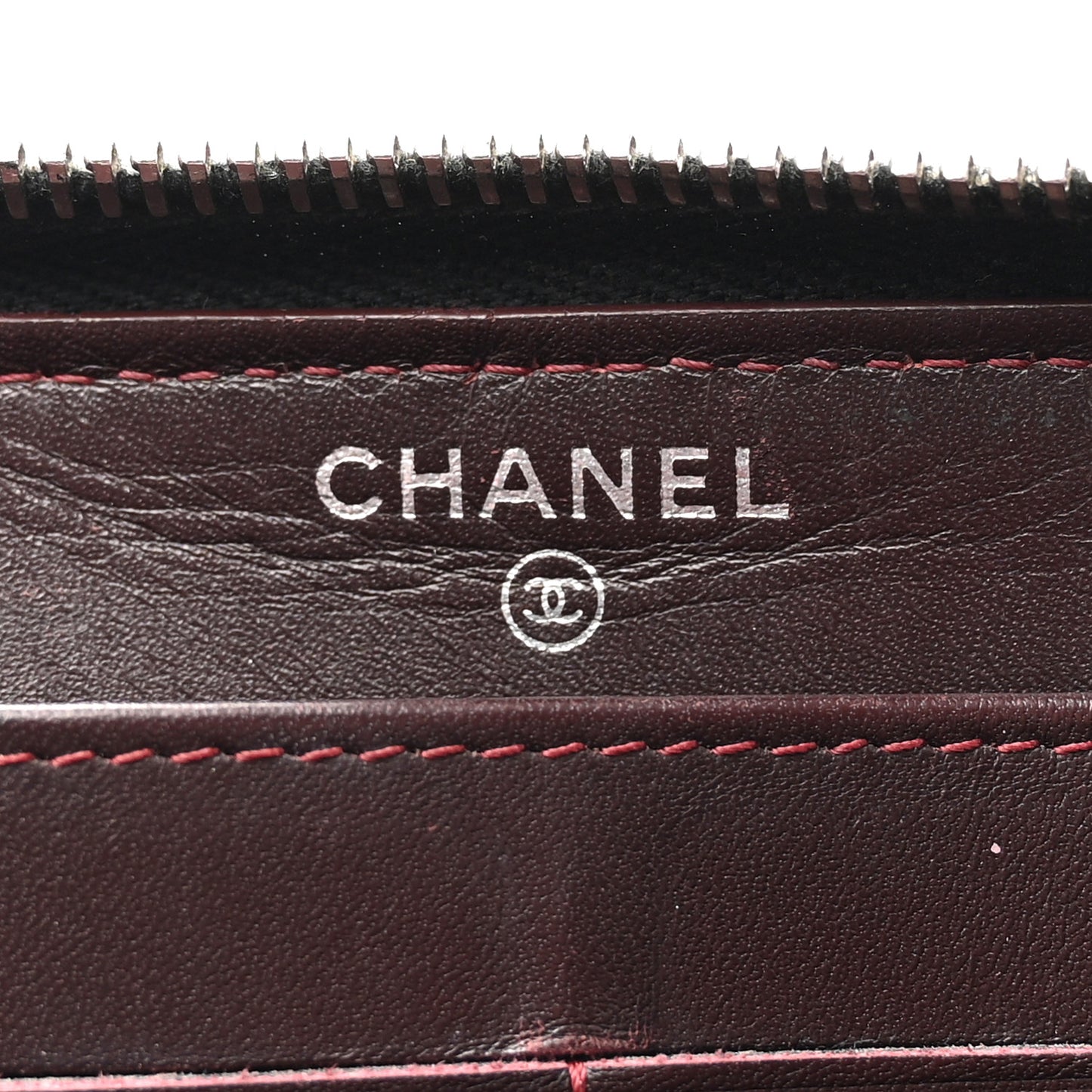 Caviar Quilted Large Gusset Zip Around Wallet Black