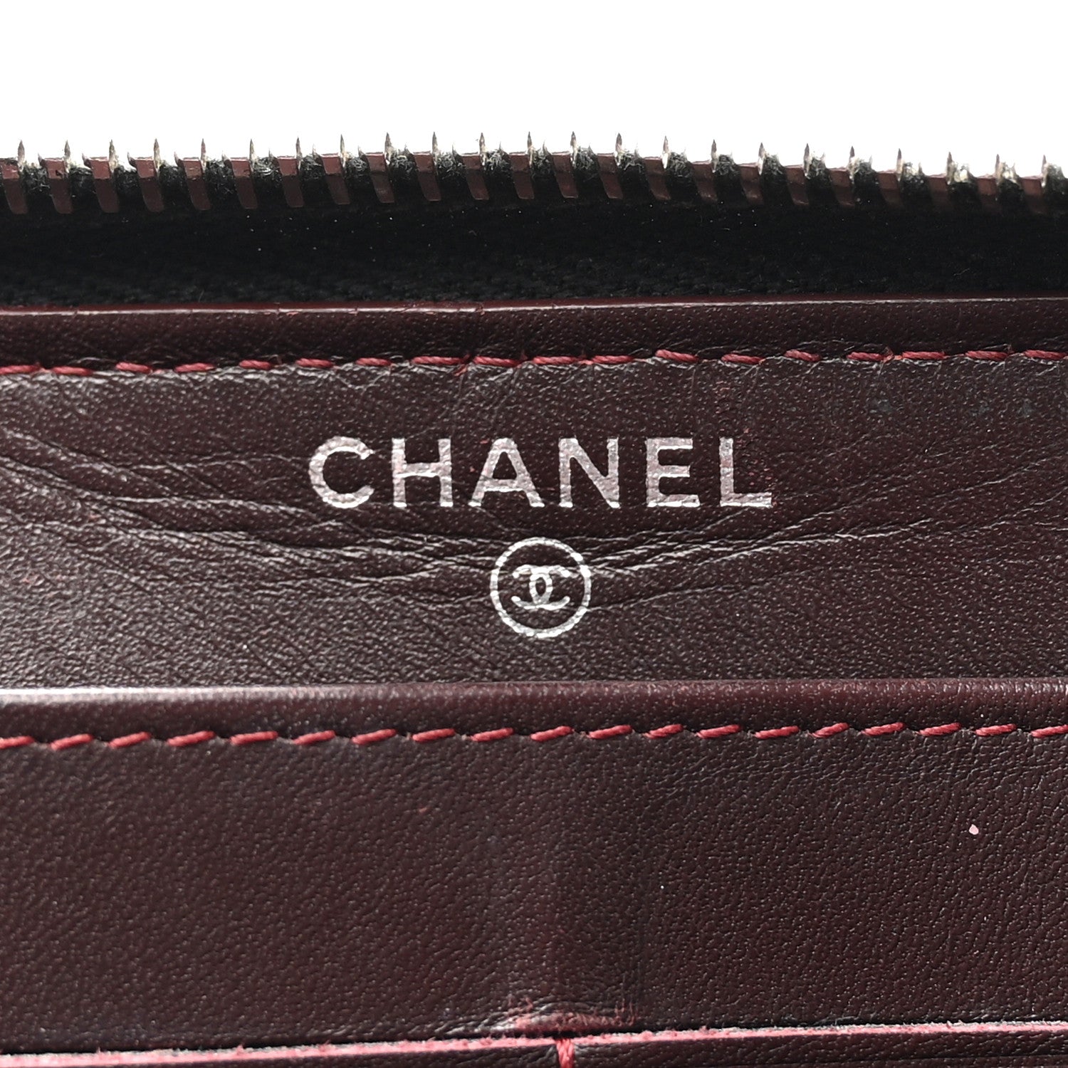 Chanel Caviar Quilted Large Gusset Zip Around Wallet Black 6 of 9