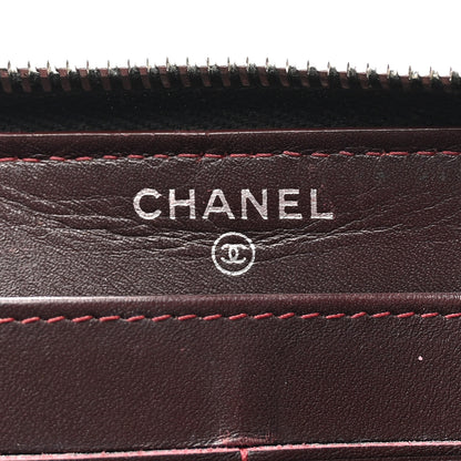 Chanel Caviar Quilted Large Gusset Zip Around Wallet Black 6 of 9