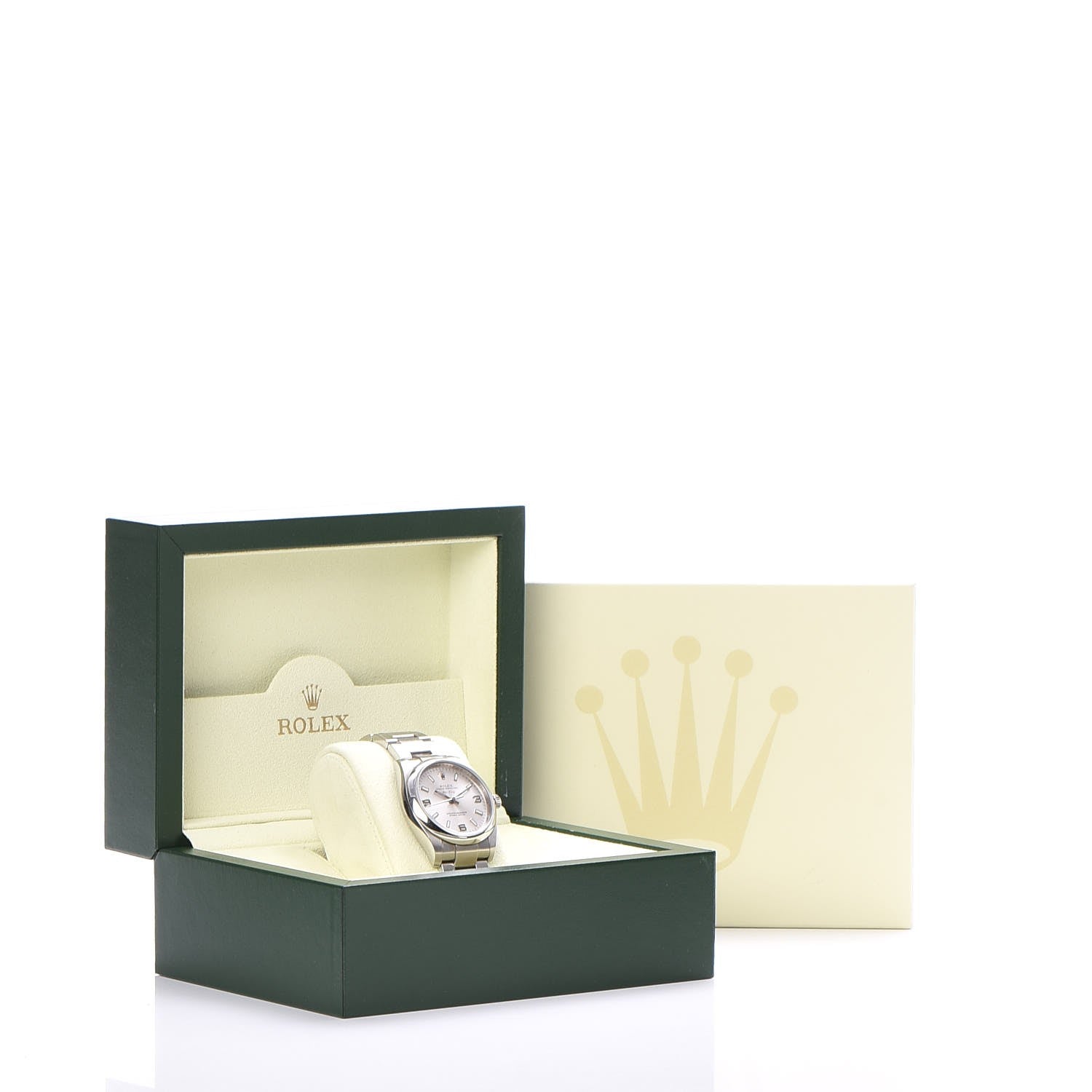 Rolex Stainless Steel 34mm Oyster Perpetual Air-King Watch Silver 114200 8 of 8