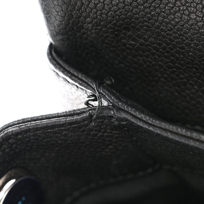 Chanel Caviar Quilted Medium Rock In Rome Single Flap Black 15 of 18