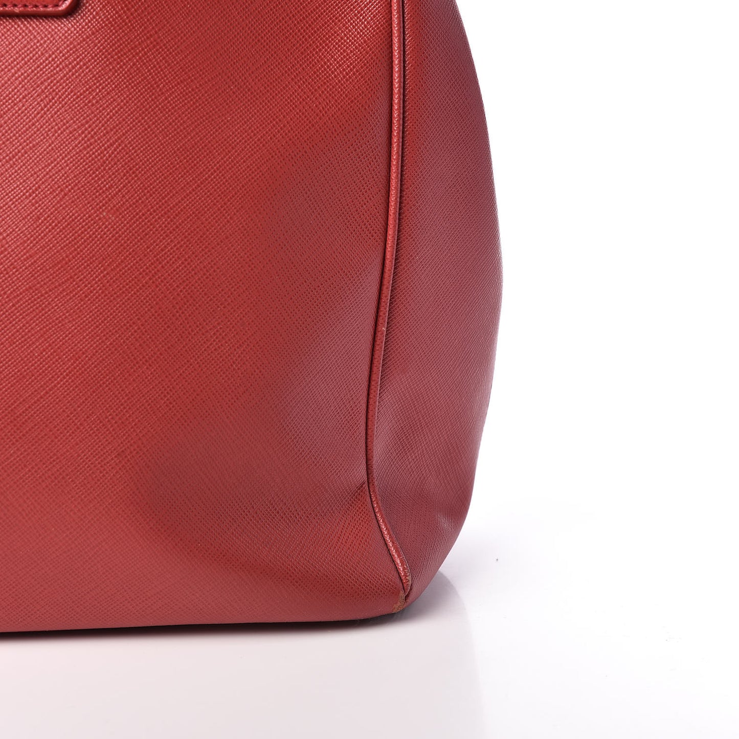 Saffiano Medium Galleria Double Zip Tote Fuoco