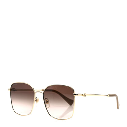 Gucci Square Frame GG1146SK Sunglasses Gold 1 of 8