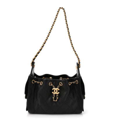 Chanel Caviar Quilted Mini Chanel 25 Handbag Black 1 of 11