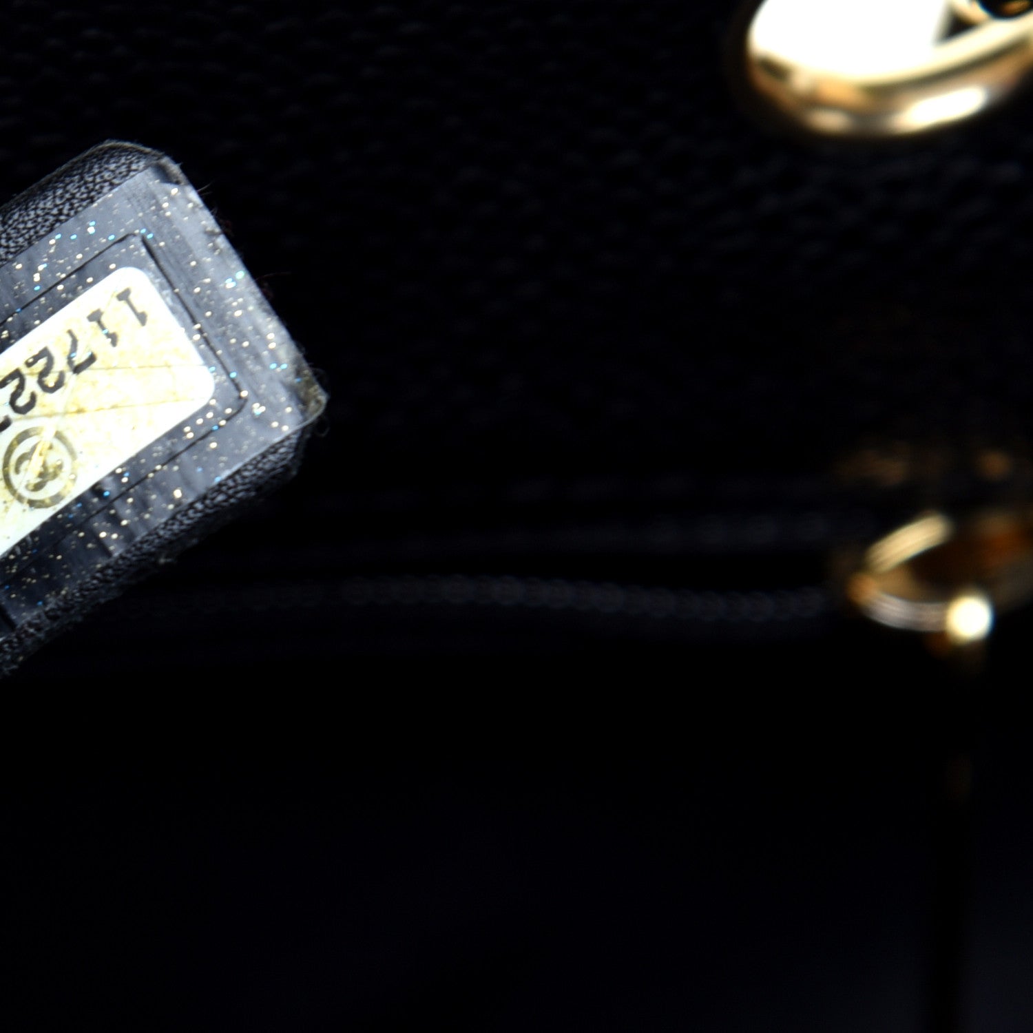 Chanel Caviar Quilted Petit Shopping Tote PST Black 9 of 10