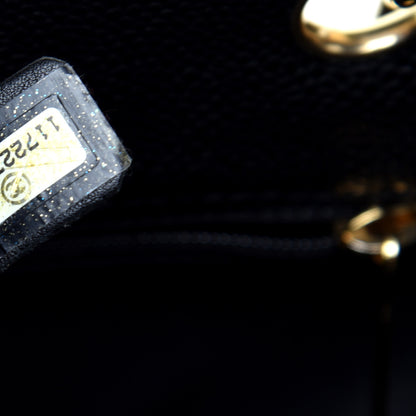 Chanel Caviar Quilted Petit Shopping Tote PST Black 9 of 10