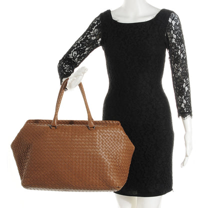 Bottega Veneta Nappa Intrecciato Brick Tote Chene 3 of 8