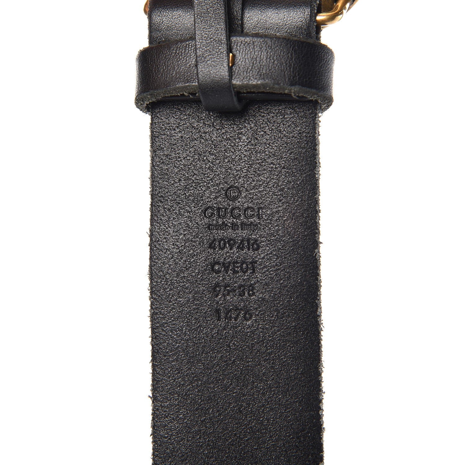 Gucci Cuoio Toscano Double G 40mm 95 38 Black 4 of 8