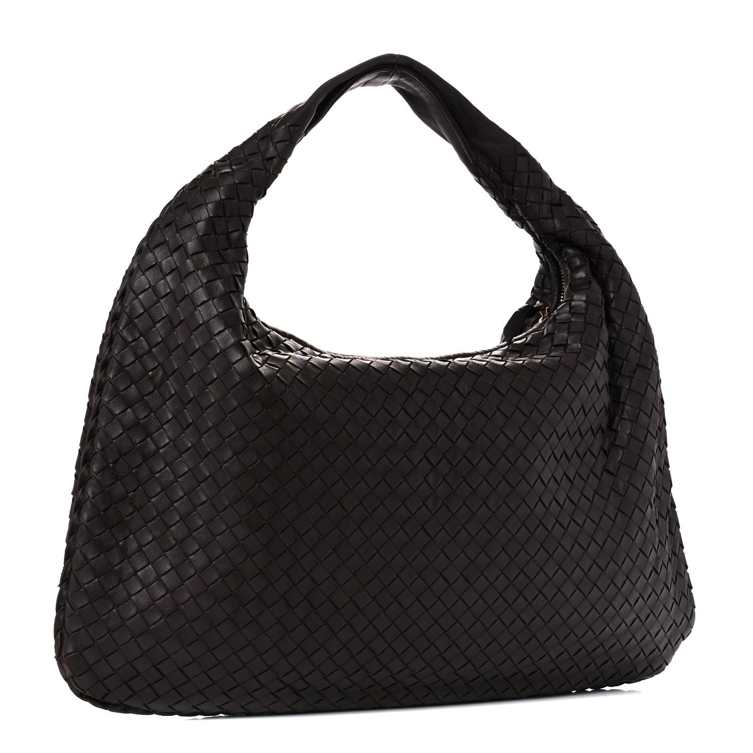 Bottega Veneta Nappa Intrecciato Large Veneta Hobo Ebano 2 of 14