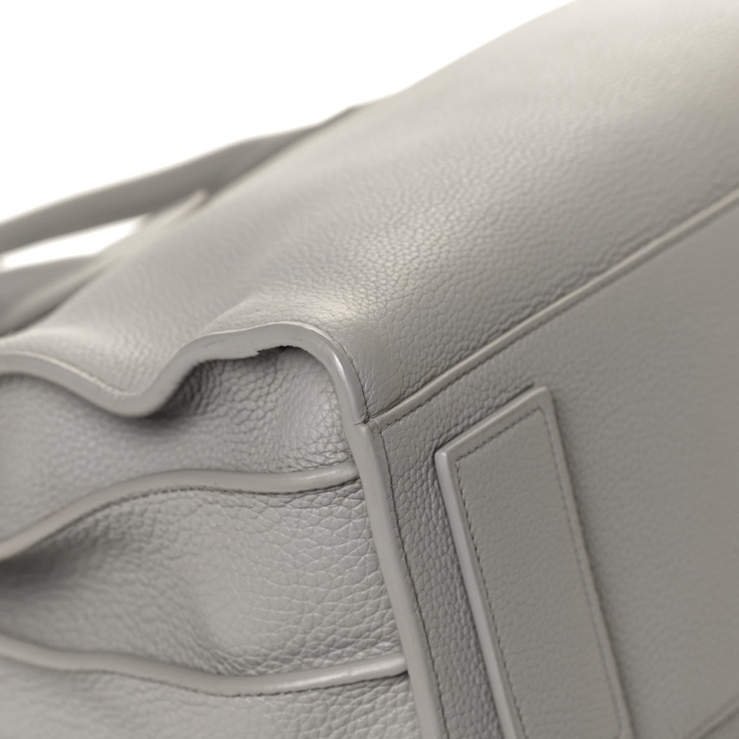 Saint Laurent Grained Calfskin Small Supple Sac De Jour Mouse Grey 12 of 12
