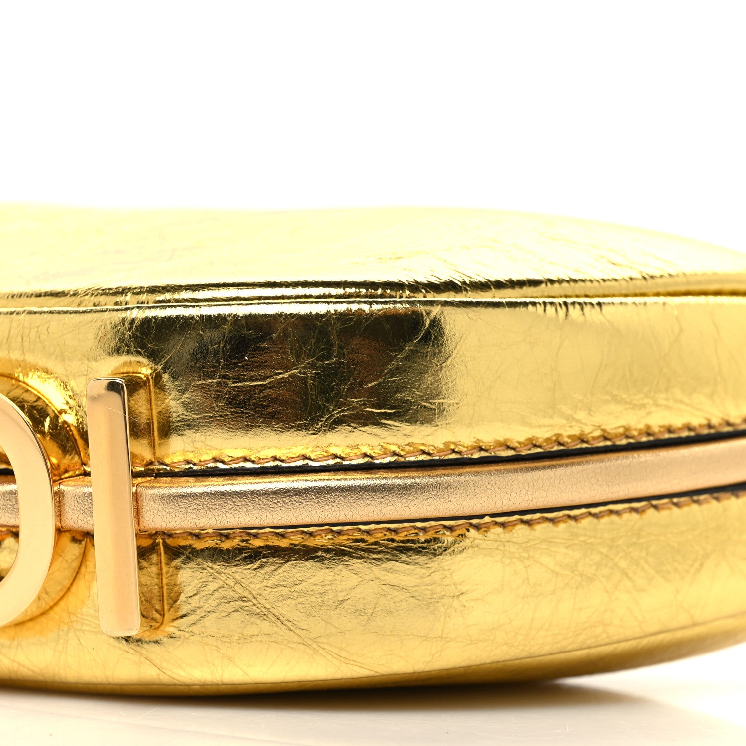 Fendi Rock Millenium Nano Fendigraphy Hobo Charm Gold 11 of 11