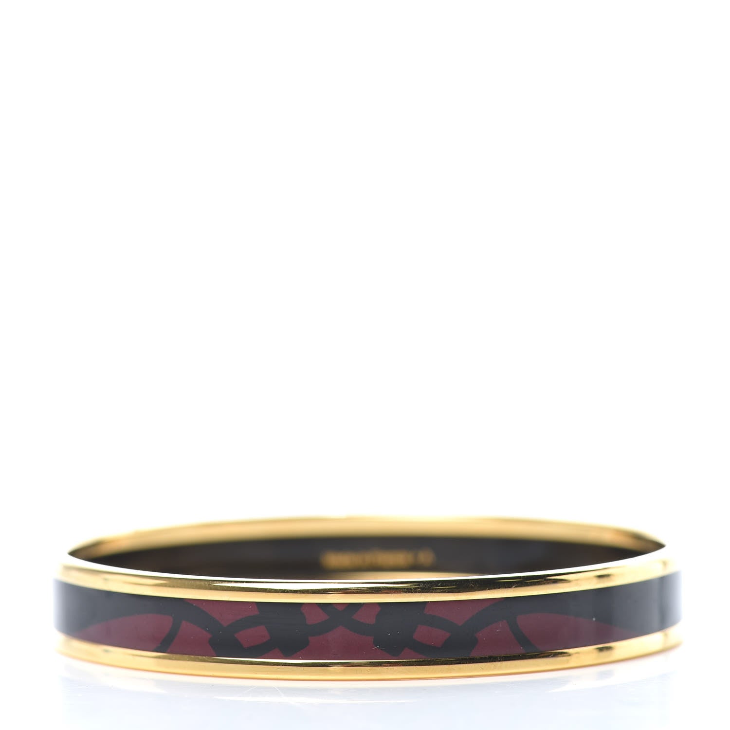Hermes Enamel Printed Narrow Brides De Gala Tattoo Bracelet 65 Tropical Club 3 of 5