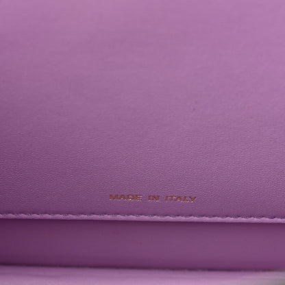 Fendi Vitello Seta Shiny Nappa Plexiglass Small Peekaboo I SEE U Satchel Violetta 7 of 11
