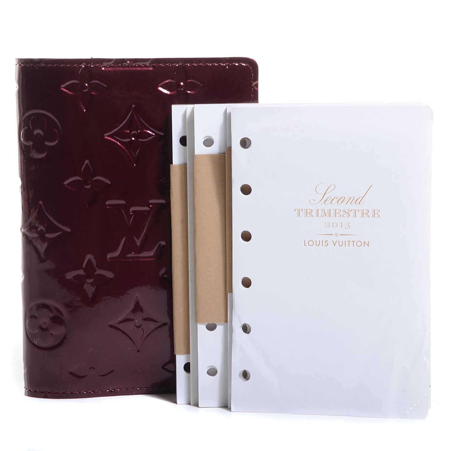 Vernis Small Ring Agenda Cover Rouge Fauviste