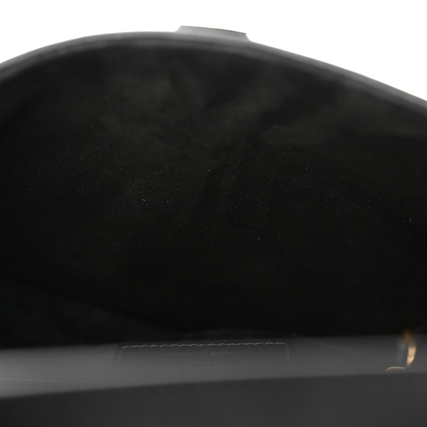 Calfskin Saddle Bag Black