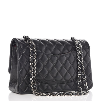 Chanel Lambskin Quilted Medium Double Flap Black 3 of 10