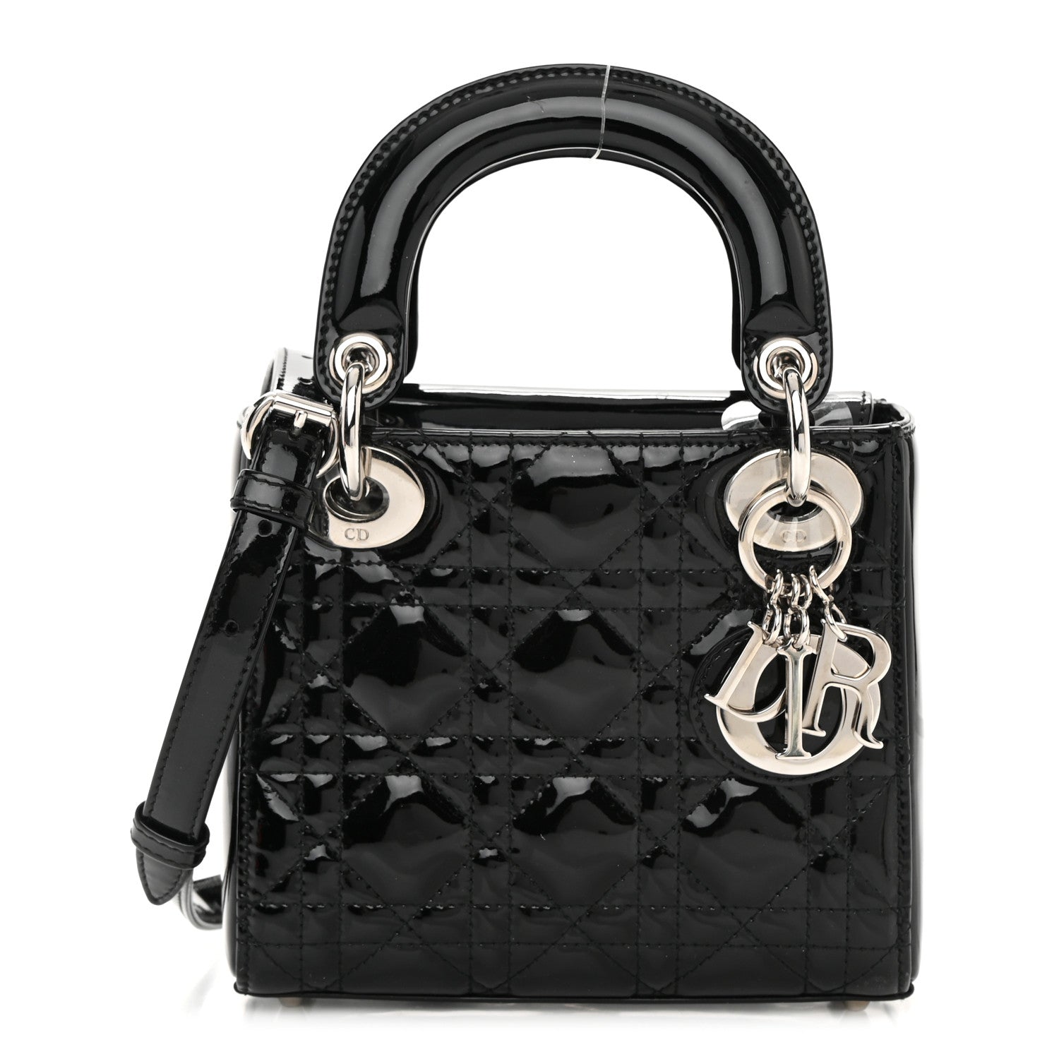 Christian Dior Patent Cannage Mini Lady Dior Black 1 of 13