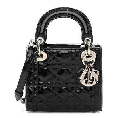 Christian Dior Patent Cannage Mini Lady Dior Black 1 of 13