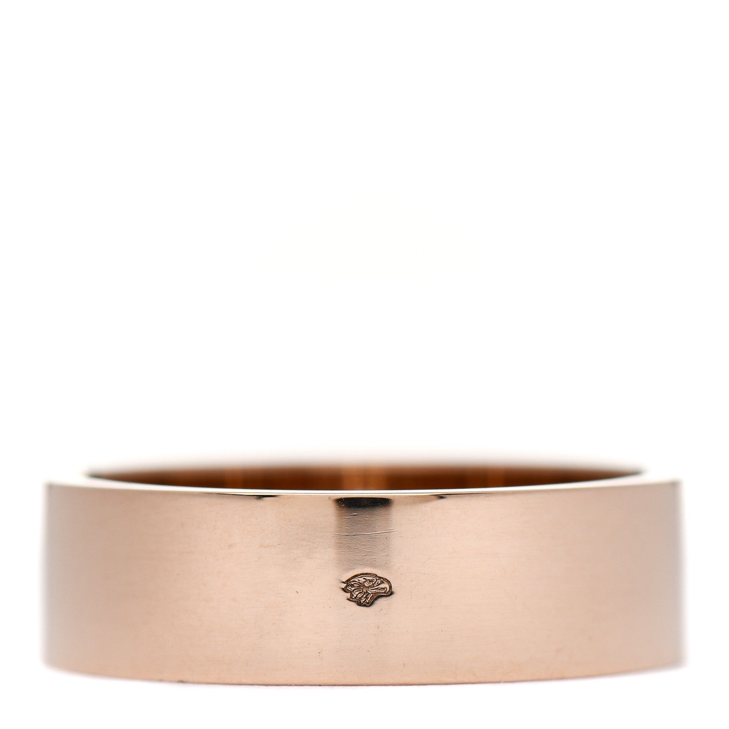 Hermes 18K Rose Gold Diamond PM H D'Ancre Ring 52 6 3 of 5
