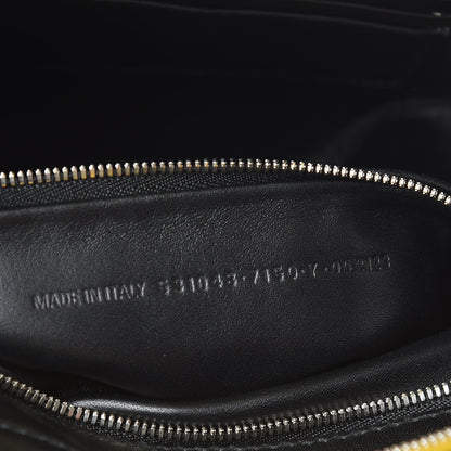 Balenciaga Shiny Day Calfskin Logo XS Triangle Duffle Jaune Black 7 of 7
