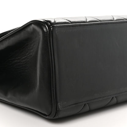 Chanel Lambskin Quilted Medium Single Flap Black 9 of 10