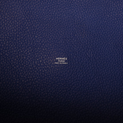 Hermes Taurillon Clemence Picotin Lock TGM Bleu Electrique 6 of 12