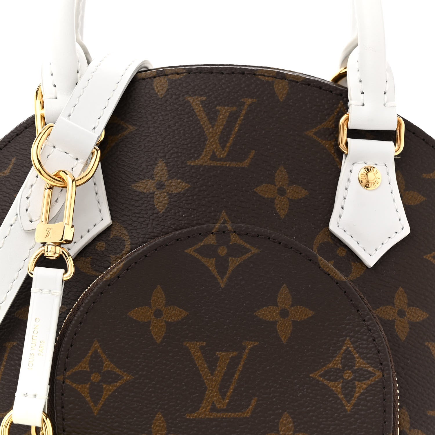 Louis Vuitton Monogram LV Match Ellipse BB White 7 of 9