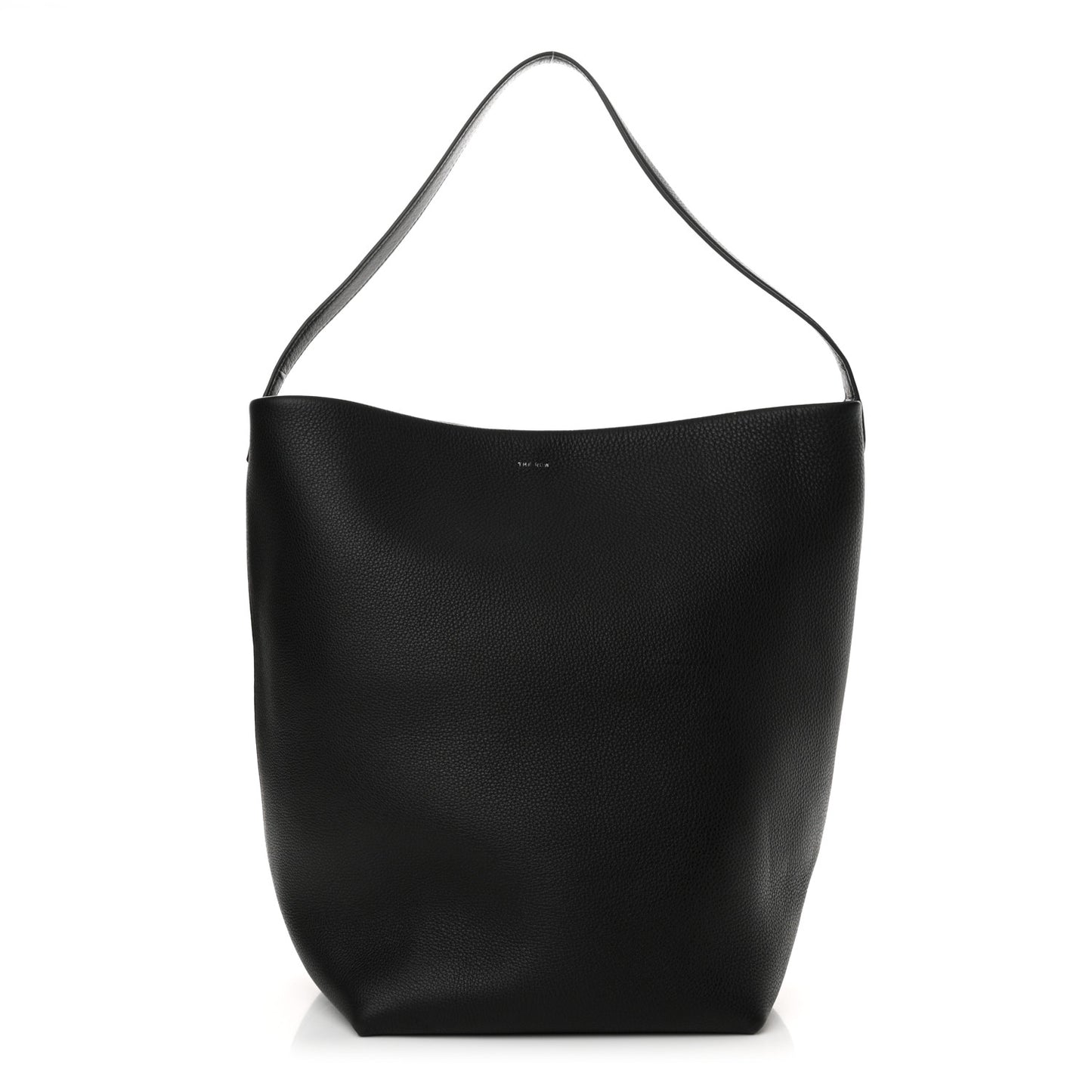 Grained Calfskin Large N/S Park Tote Black